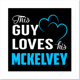 This Guy Loves His MCKELVEY Posters and Art